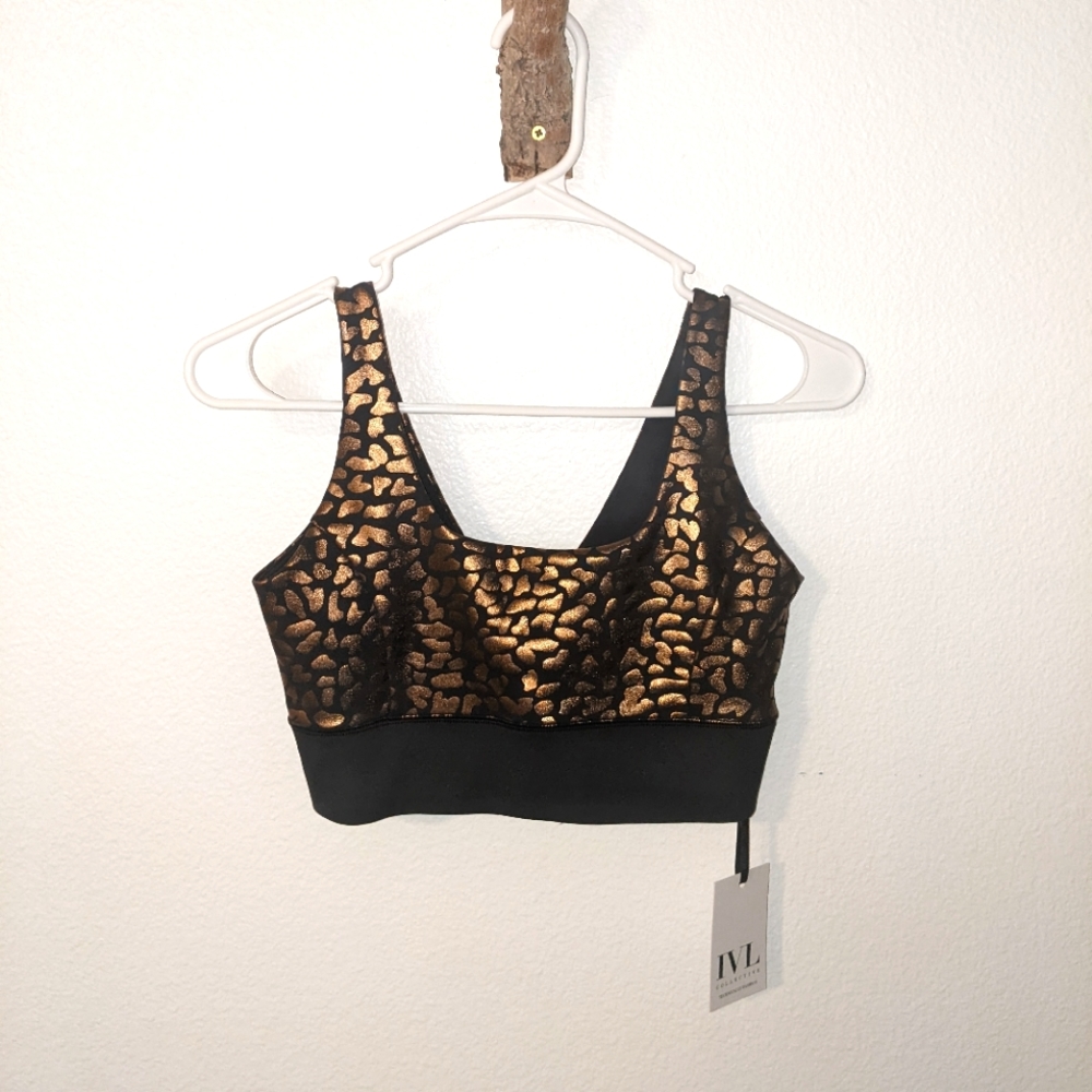 IVL Collective Chi Chi Power Sports Bra Metallic